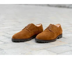 Zapatos derby Terciopelo Gamuza con suela de goma Bushey Gomme-Bexley Fashion