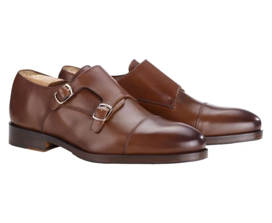Zapatos hebilla hombre Castaño patinado Greydale Patin-Bexley Store