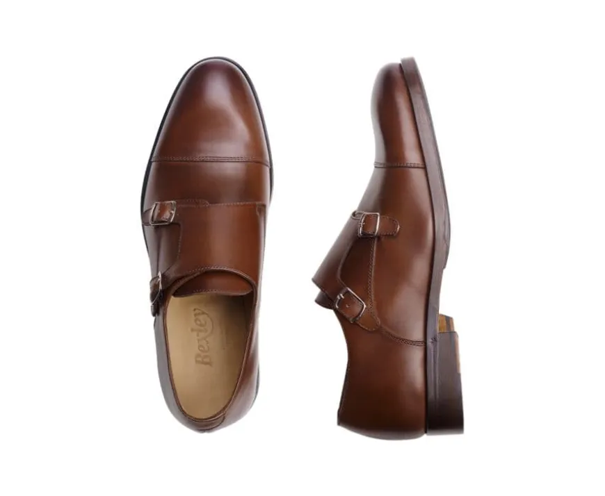 Zapatos hebilla hombre Castaño patinado Greydale Patin-Bexley Store