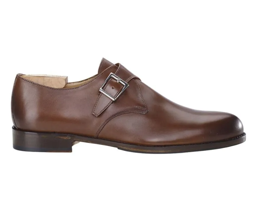 Zapatos hebilla hombre Castaño patinado Bloomingdale Silver Patin-Bexley Shop