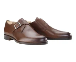 Zapatos hebilla hombre Castaño patinado Bloomingdale Silver Patin-Bexley Shop
