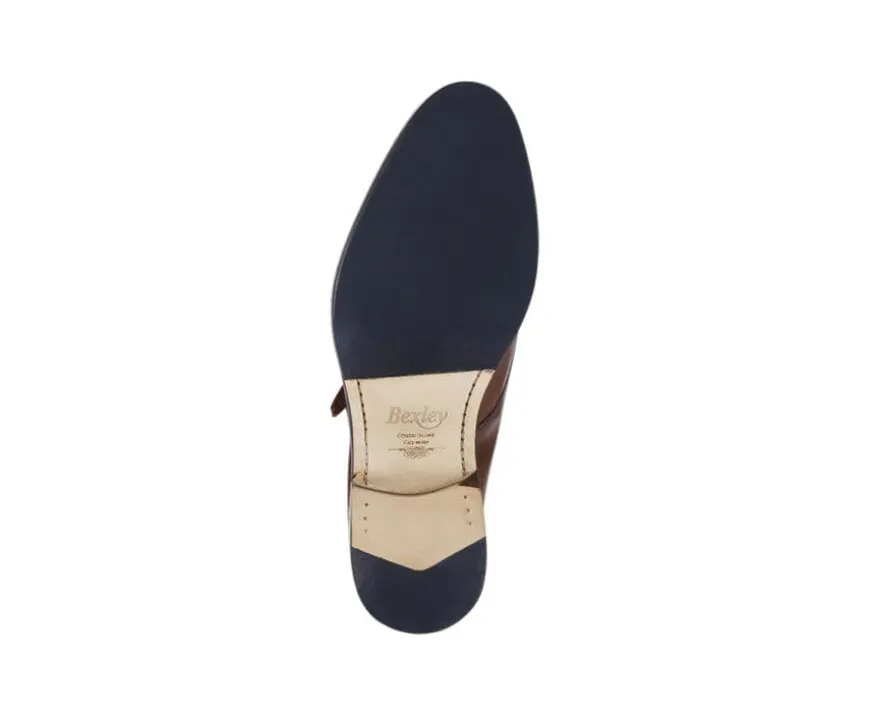 Zapatos hebilla hombre Castaño patinado Bloomingdale Silver Patin-Bexley Shop