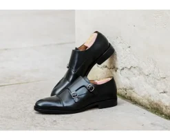 Zapatos hebilla hombre Negro Greydale Patin-Bexley Flash Sale