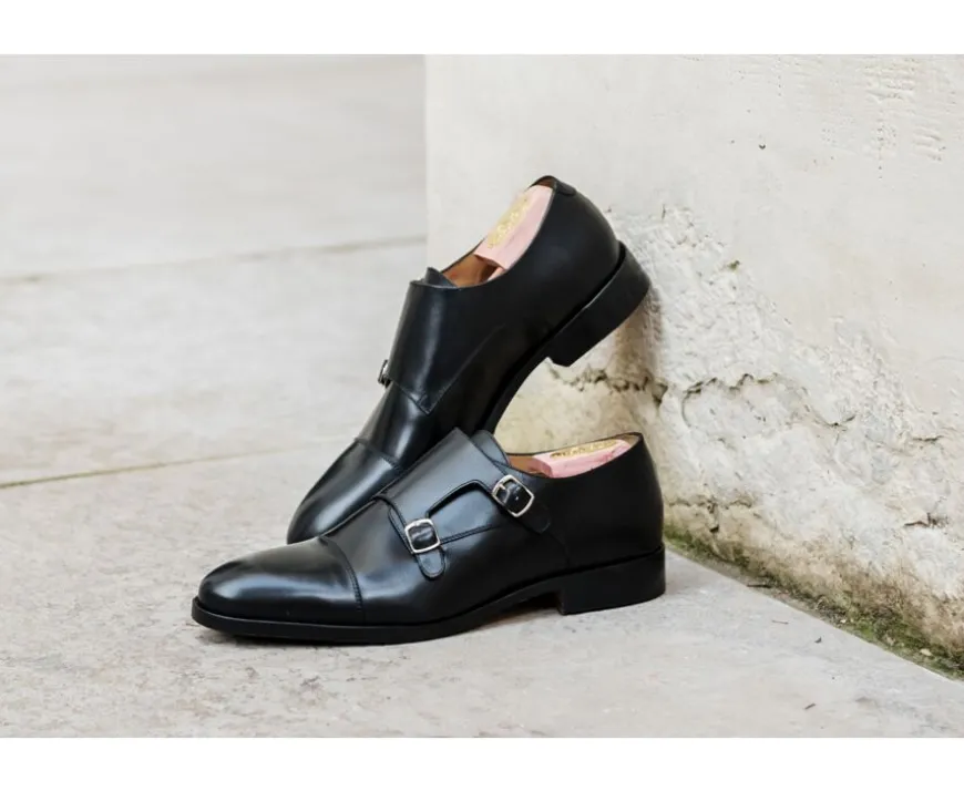 Zapatos hebilla hombre Negro Greydale Patin-Bexley Flash Sale