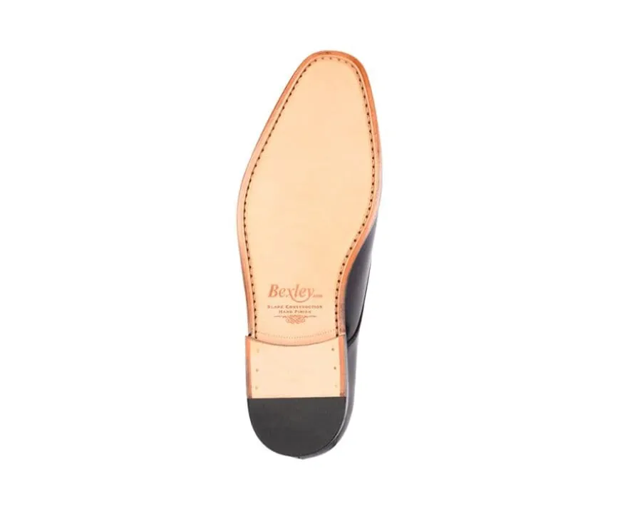 Zapatos negros de hombre con doble hebilla Chigwell-Bexley Discount