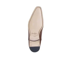 Zapatos oxford Castaño granulado para hombre con suela de cuero Brisbury-Bexley Best
