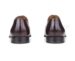 Zapatos oxford Coñac patinado para hombre con suela de cuero Brisbury-Bexley Cheap