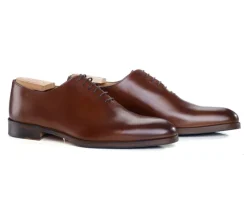 Zapatos Oxford de piel hombre Castaños patinado Peter Patin-Bexley Hot