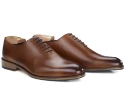Zapatos Oxford de piel hombre Dorado patinado Peter Patin-Bexley Fashion