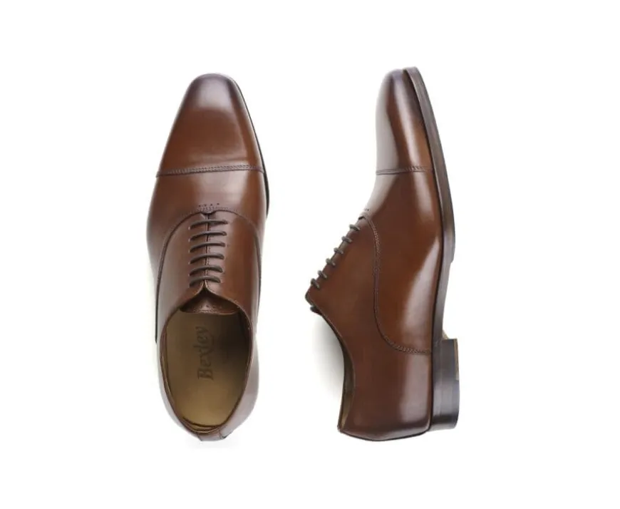 Zapatos Oxford hombre Castaño Patinado Spezia Ii Patin-Bexley New