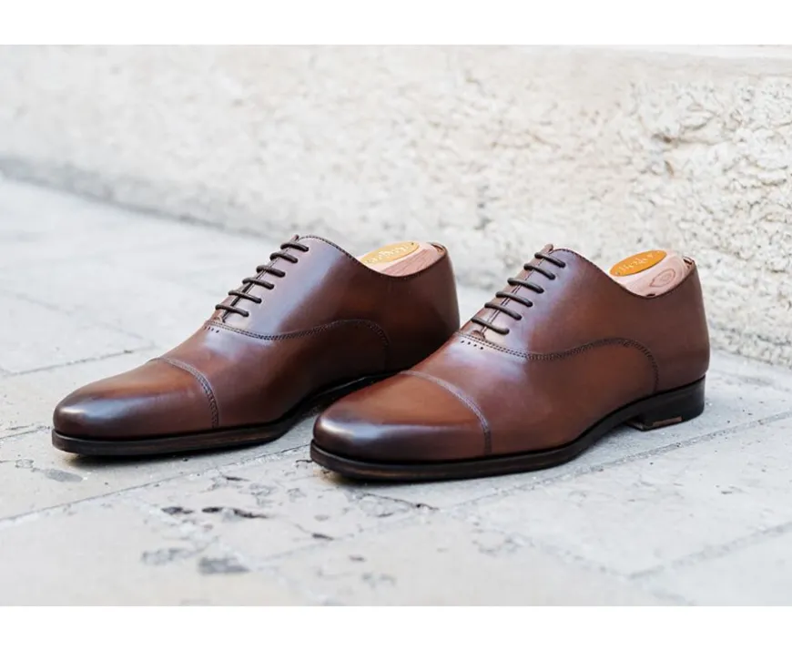 Zapatos Oxford hombre Castaño Patinado Spezia Ii Patin-Bexley New