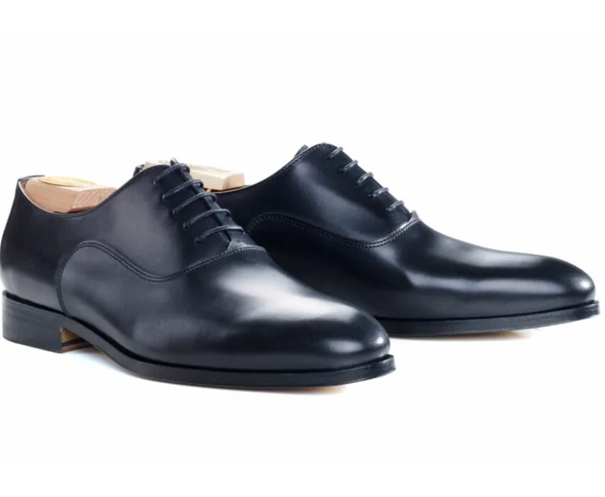 Zapatos Oxford hombre negro con suela de piel Wayford-Bexley Cheap
