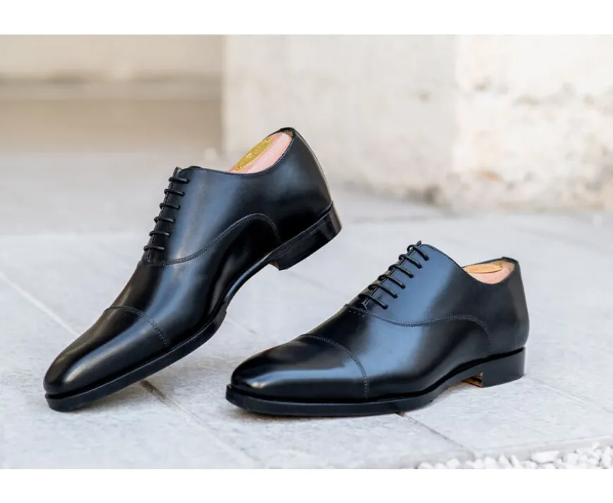 Zapatos Oxford hombre Negro Patinado Spezia Ii Patin-Bexley Outlet