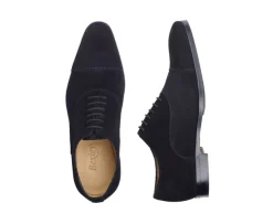 Zapatos Oxford hombre Terciopelo Negro Spezia Ii Patin-Bexley Store