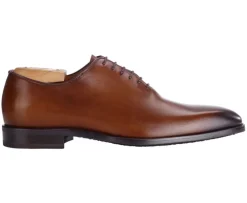 Zapatos oxford para hombre Coñac patinado Stanford Gomme-Bexley Outlet