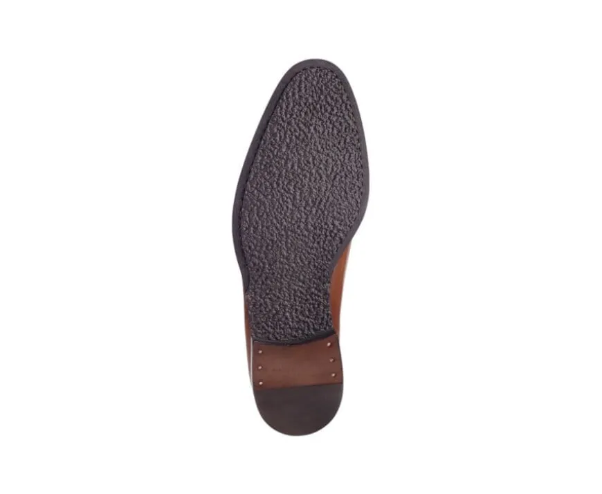 Zapatos oxford para hombre Coñac patinado Stanford Gomme-Bexley Outlet