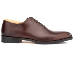 Zapatos Oxford para hombre en suela de piel Chocolate con patín Peter Patin-Bexley Store