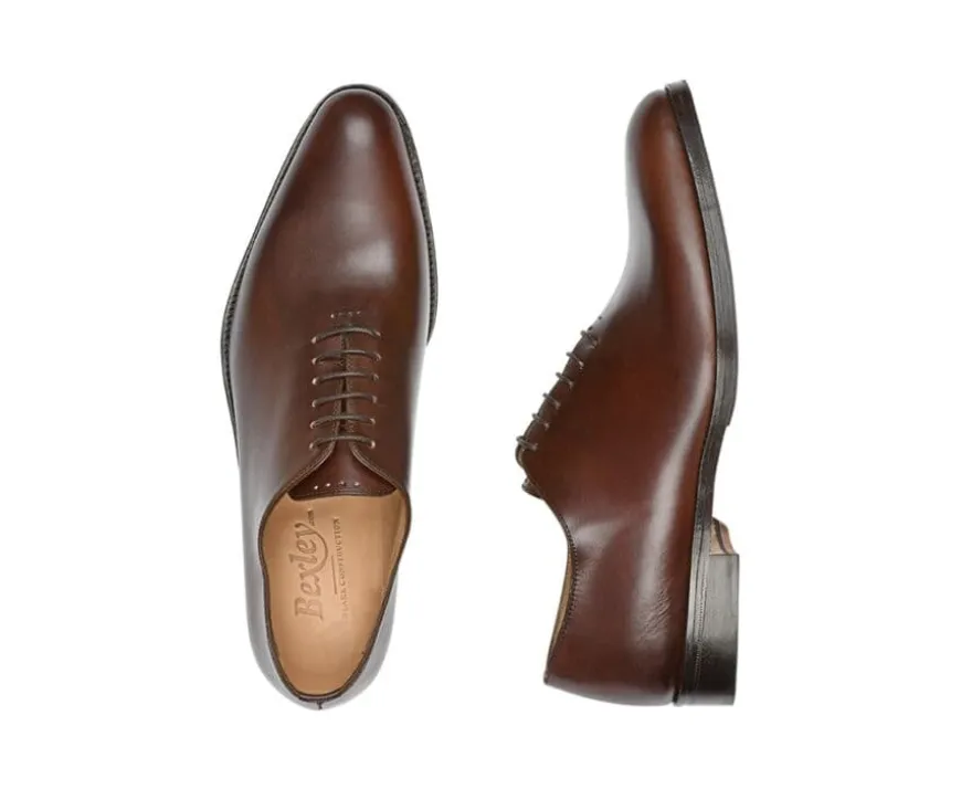 Zapatos Oxford para hombre en suela de piel Chocolate con patín Peter Patin-Bexley Store