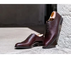 Zapatos Oxford para hombre en suela de piel Chocolate con patín Peter Patin-Bexley Store