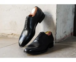 Zapatos oxford para hombre Negro Stanford Gomme-Bexley Best Sale